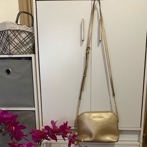 Gold Michael kors bag